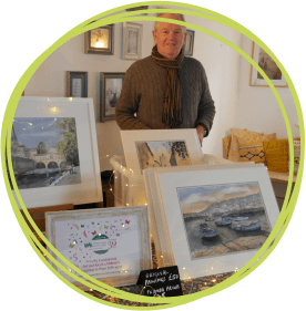David-Graham-with-his-watercolours